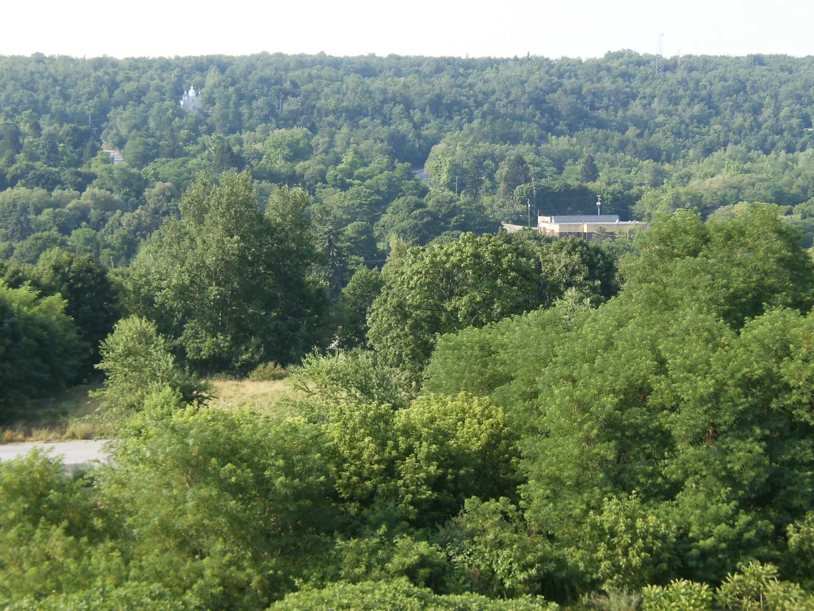 Centralia, Pennsylvania, seen from the west end of South Street