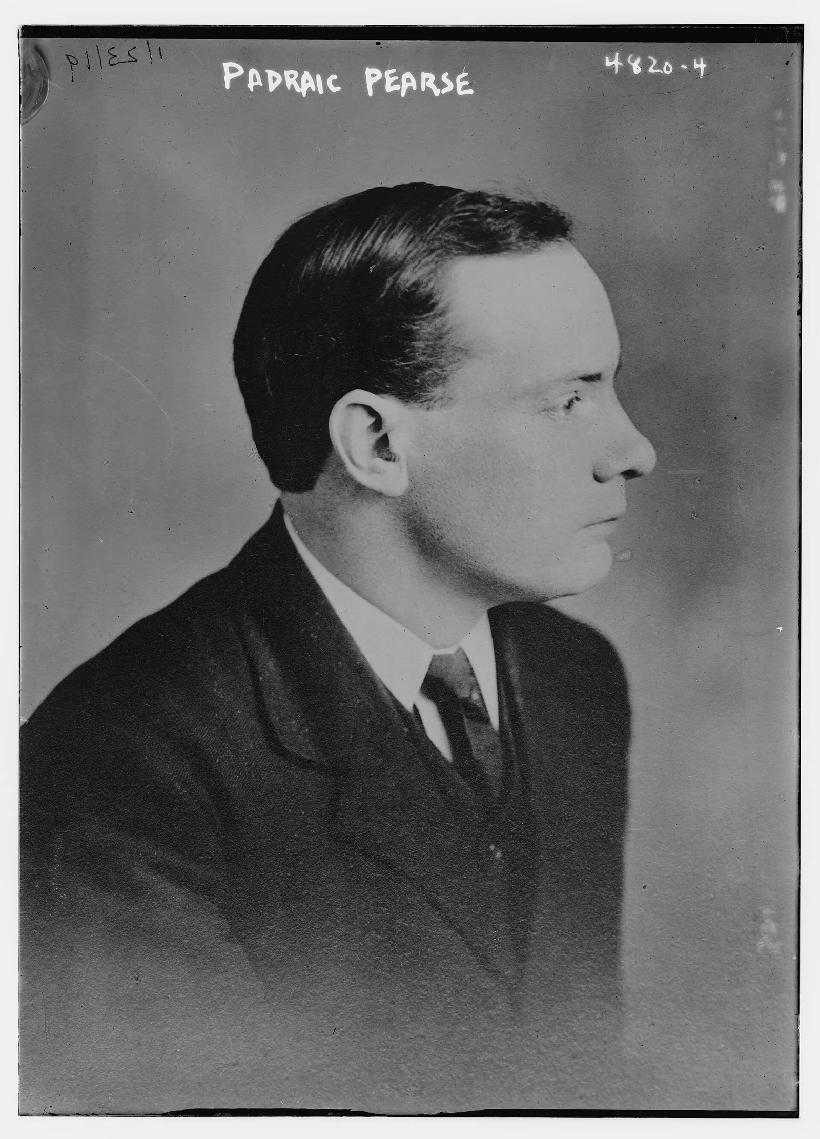 Portrait photograph of Padraic Pearse from the Bain News Service collection